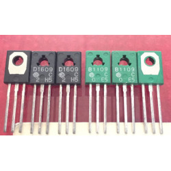 2SB1109 2SD1609 B1109 D1609 New 1black 1green Pair 5PCS/LOT 2SB1109 2SD1609 B1109 D1609 New 1black 1green Pair 5PCS/LOT