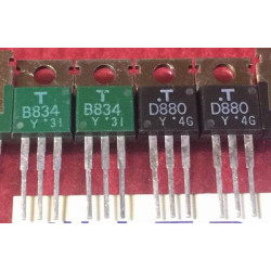 2SB834 2SD880 B834 D880 1black 1green Pair 5PCS/LOT 2SB834 2SD880 B834 D880 1black 1green Pair 5PCS/LOT