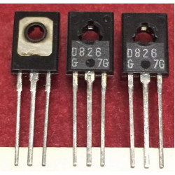 2SD826 D826 TO-126 5PCS/LOT