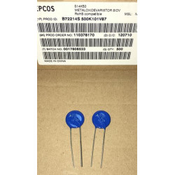 EPCOS varistor B72214S500K101V87 S14K50 82V 14MM 10pcs/lot EPCOS varistor B72214S500K101V87 S14K50 82V 14MM 10pcs/lot