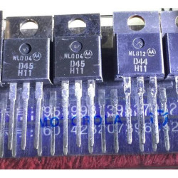 D44H11 D45H11 New Motorola Pair 5PCS/LOT D44H11 D45H11 New Motorola Pair 5PCS/LOT