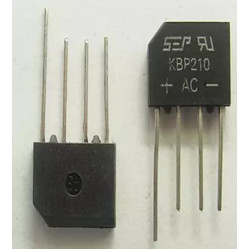 KBP210 2A 1000V 5PCS/LOT