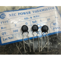 NTC 5D-9 5Ω 5ohms 9MM 10pcs/lot NTC 5D-9 5Ω 5ohms 9MM 10pcs/lot