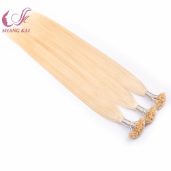 Wholesale Blond Hair Extensions Brazilian Cuticle Aligned Flat Tip Hair Extension Wholesale Blond Hair Extensions Brazilian Cuticle Aligned Flat Tip Hair Extension